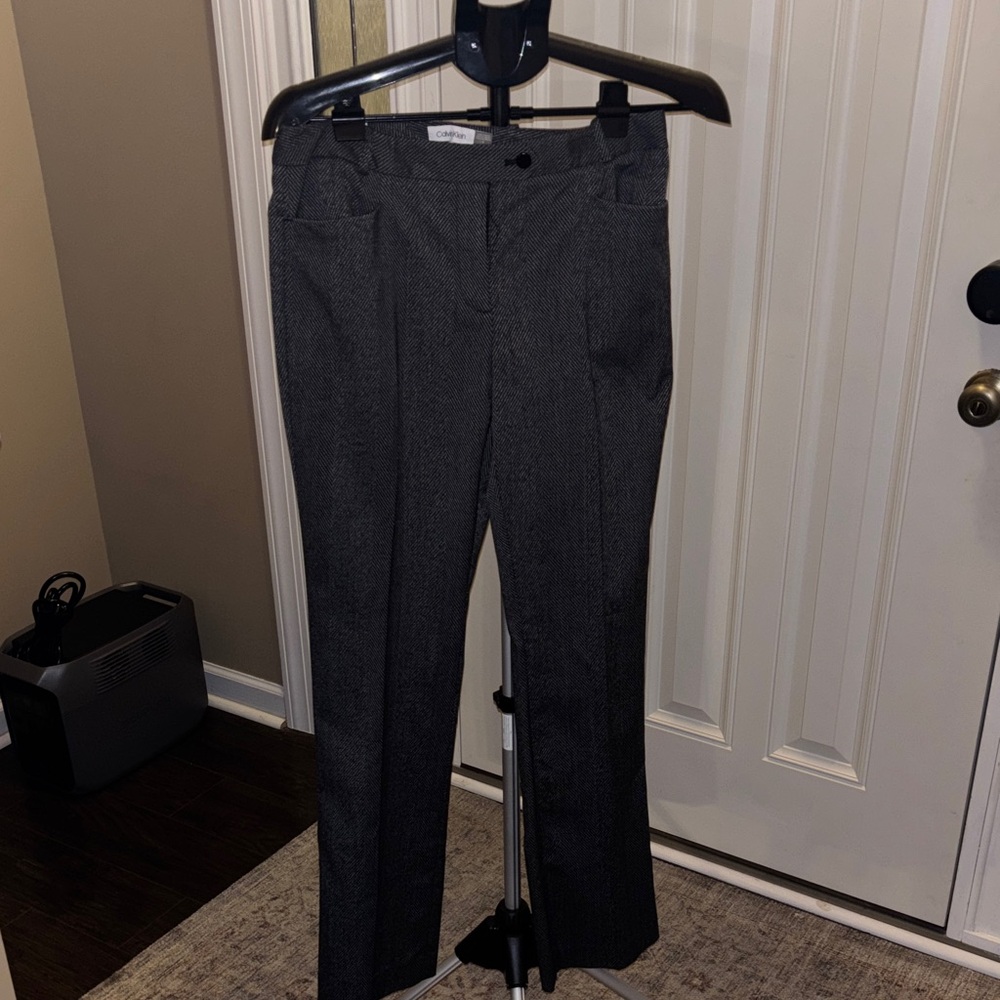Calvin Klein Charcoal Dress Pants